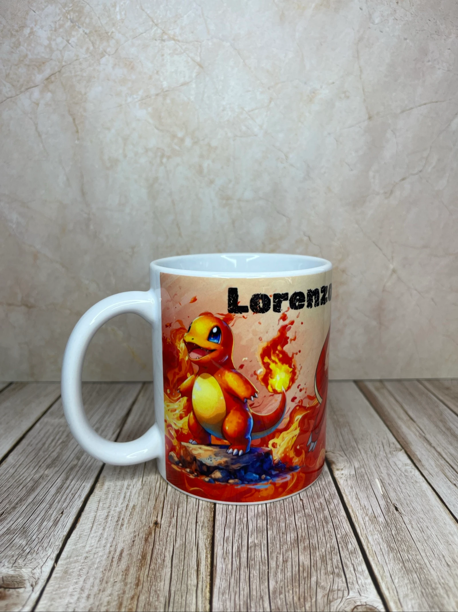 Mug personnalisé Dracaufeu 